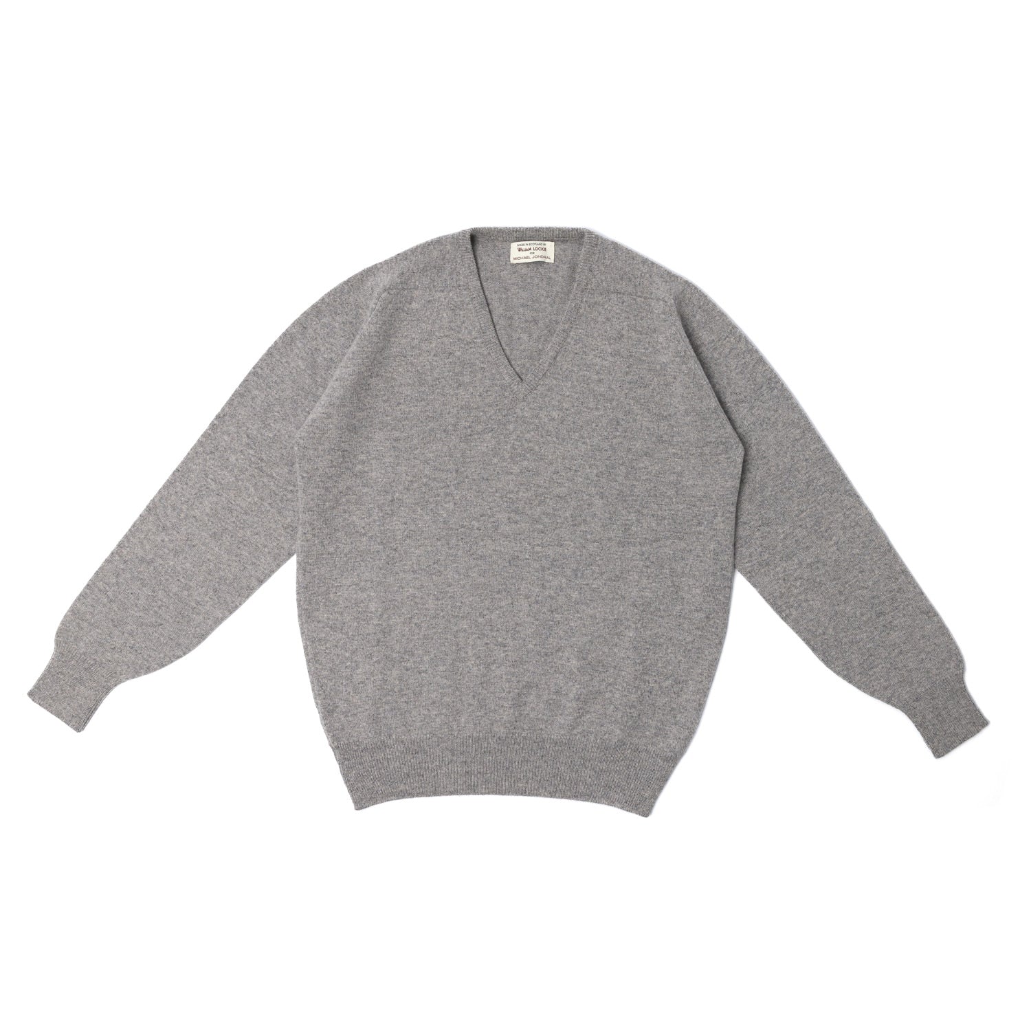 Sweater "Leven Vee" made of pure Geelong Lambswool - 2 Ply